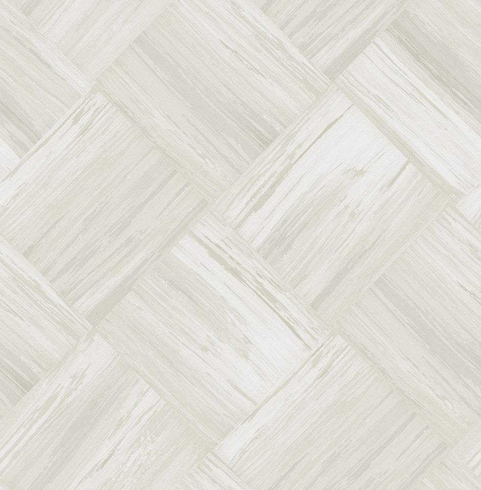 Masquerade Weave Off-White by Seabrook Wallpaper Nouveau Luxe United States 56.05 20.87" 20.5" - Fabric Carolina -