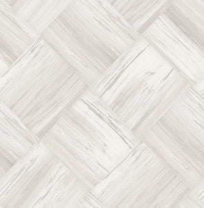 Masquerade Weave Gray and Off-White by Seabrook Wallpaper
