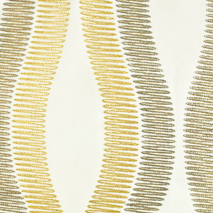 Nefertiti 1 Antique by Stout Fabric Rainbow Library Bamboo/Fawn 55% Spun Viscose 33% Cotton 12% Lurex INDIA Horizontal: 10.375 and Vertical: 13.125 50 in - Fabric Carolina -