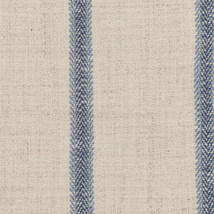 Nellie 1 Frenchblue by Stout Fabric JUST STRIPES BLUE/SPRING 62%COT 28%SVI 9%LIN 1%POL USA FLAME RETARDANT-CA BULLETIN 117-SECTION E WYZENBEEK 50 000 DOUBLE RUB WEAR TEST (HEAVY DUTY) Horizontal: 0.000 and Vertical: 6.875 54 in - Fabric Carolina -