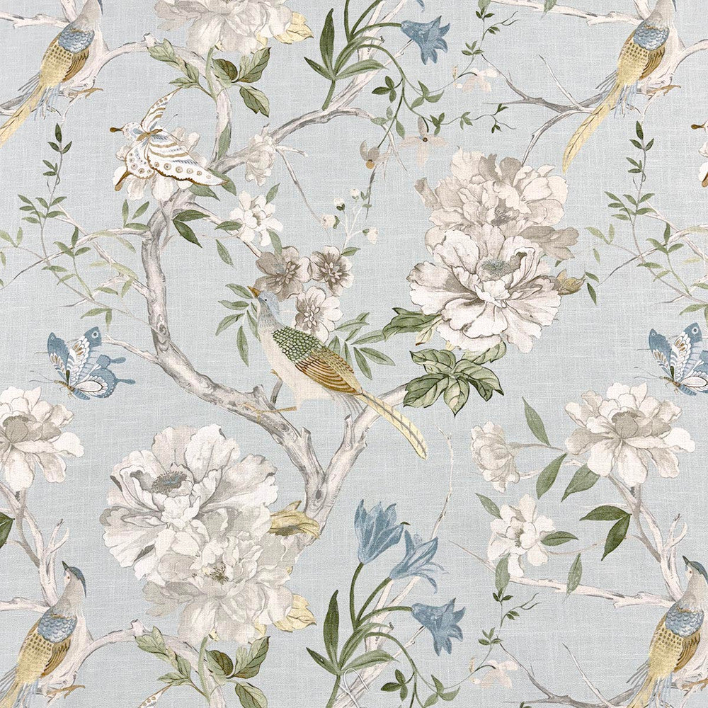 Nelle Skyblue by Magnolia Fabric - 100% Cotton India 18000 Horizontal: 27 and Vertical: 26.75 55.5 - Fabric Carolina -