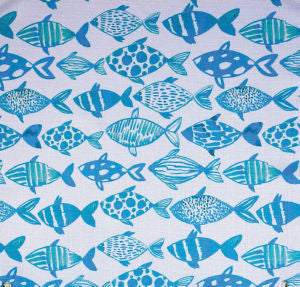 Nestor Turq by Norbar Fabric PRISM BRIGHTS 100% POLYESTER CHINA 18"V 18"H 54 - Fabric Carolina -