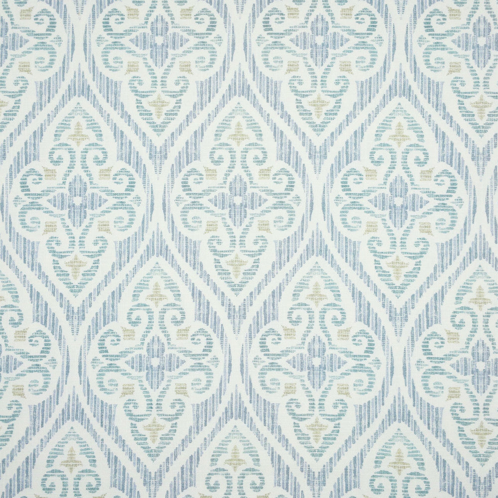 Newberry 1 Seaglass by Stout Fabric COMFORTABLE LIVING BAHAMA/CARIBBEAN 100%COT SPAIN Horizontal: 6.750 and Vertical: 6.750 54 in - Fabric Carolina -