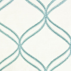 Newmarket 1 Aqua by Stout Fabric