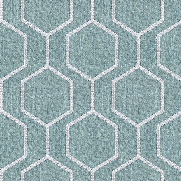 Newton Glacier by Magnolia Fabric - 20% Linen, 45% Viscose, 35% Polyester China Horizontal: 7.8 and Vertical: 7.8 50 - Fabric Carolina -