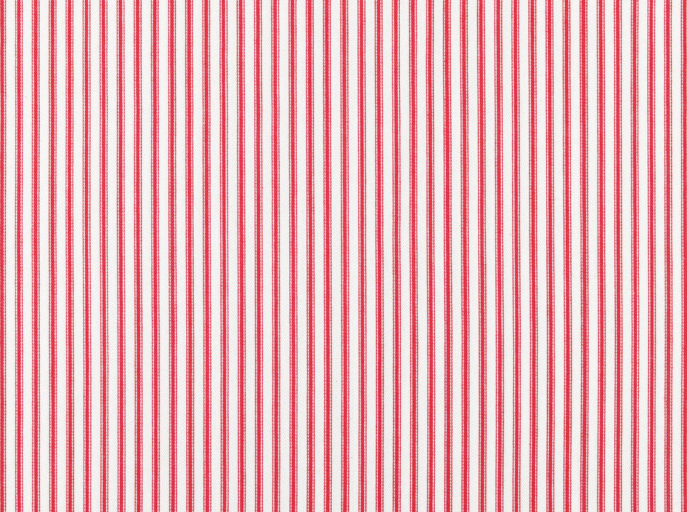 New Woven Ticking 31 Red by Covington Fabric 100% COTTON Various 30000 Horizontal: 0.438 and Vertical: 0 55 - Fabric Carolina -