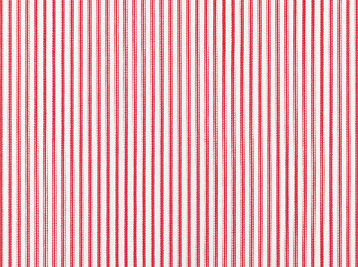 New Woven Ticking 31 Red by Covington Fabric 100% COTTON Various 30000 Horizontal: 0.438 and Vertical: 0 55 - Fabric Carolina -