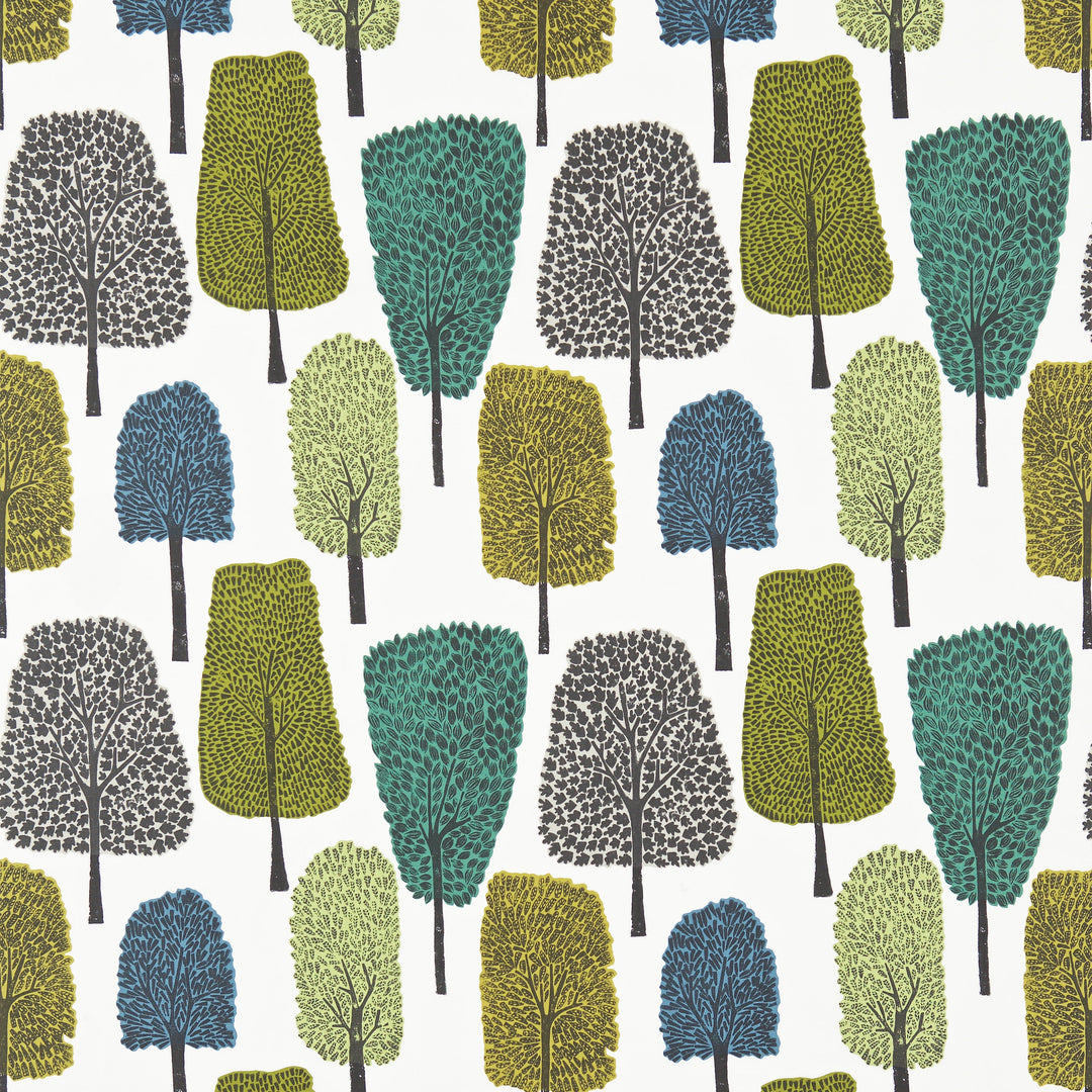 Cedar - Slate/Apple/Ivy By Scion Fabric