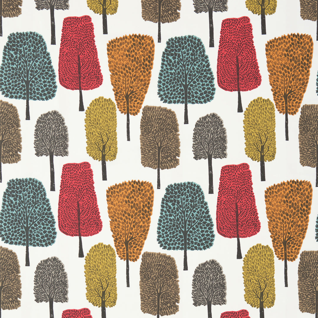 Cedar - Tangerine/Sulphur/Chilli By Scion Fabric