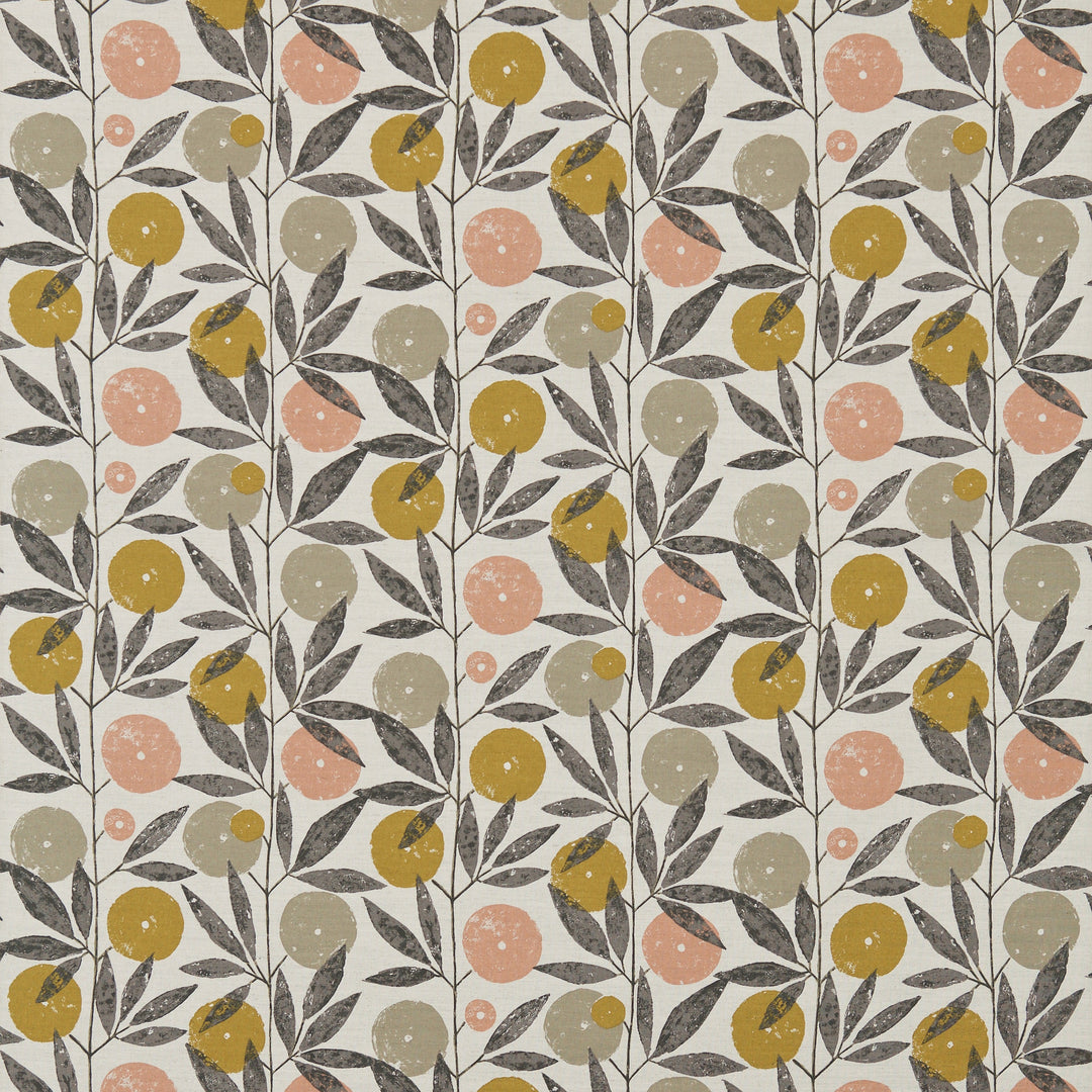 Blomma - Toffee/Blush/Putty By Scion Fabric