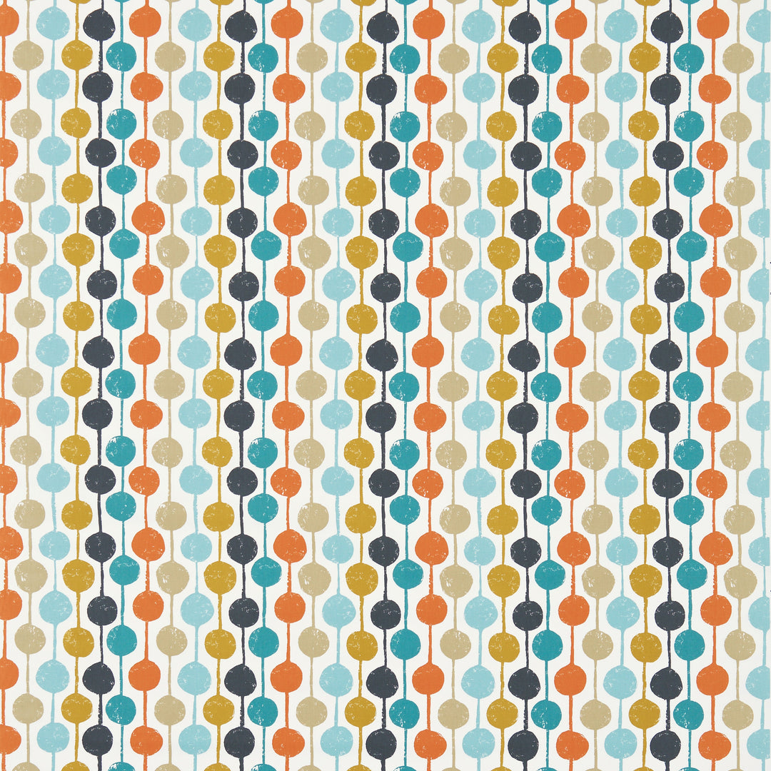 Taimi - Sulphur/Tangerine/Kingfisher By Scion Fabric