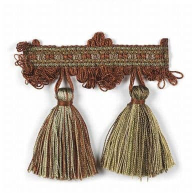 Nightingale 1 Spice by Stout Trim Stout Trim Nightingale 1 SpiceTrim REFLECTIONS TRIM CHINA </p><p>Repeat: H: 0.000, V: 0.000 3.5 in - Fabric Carolina -