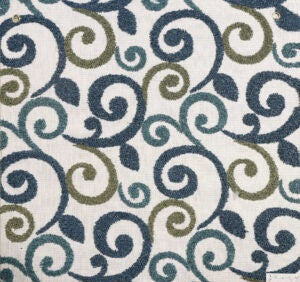 Nikon Bluegreen Multi by Norbar Designer Fabric PRISM SEAVIEW 80% POLYESTER 20% RAYON CHINA 13 1/4"V - 11 1/2"H 54 - Swanky Fabrics -