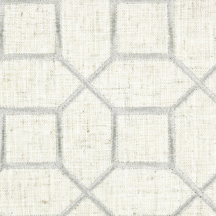 Nilan 3 Platinum by Stout Fabric COLOR MY WINDOW GREY/CINDER 95%POL 5%LIN %REMB CHINA Horizontal: 3.375 and Vertical: 3.375 52 in - Fabric Carolina -