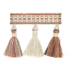 Nina Tassel Fringe 6 Poppy by Stout Trim