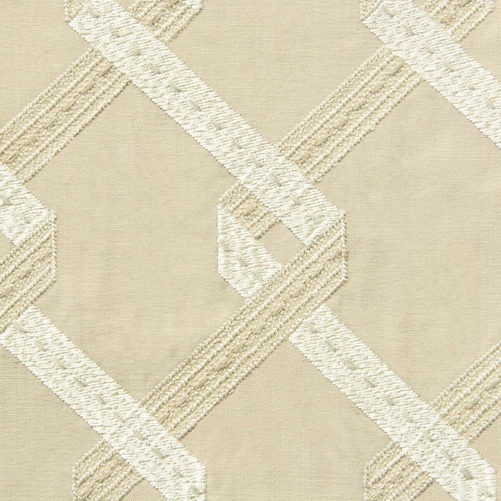Nixon 1 Bisque by Stout Fabric Rainbow Library Pearl/Parchment 100% Cotton Embroidery INDIA WYZENBEEK 18 000 DOUBLE RUB WEAR TEST (HEAVY DUTY) Horizontal: 4.375 and Vertical: 7.625 52 in - Fabric Carolina -