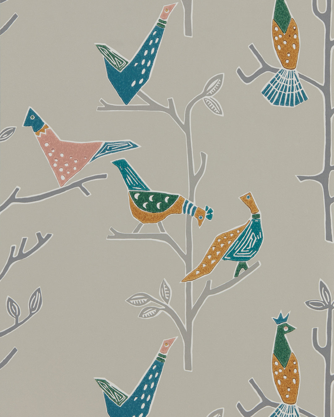 Ginger/Teal By Scion Wallcovering