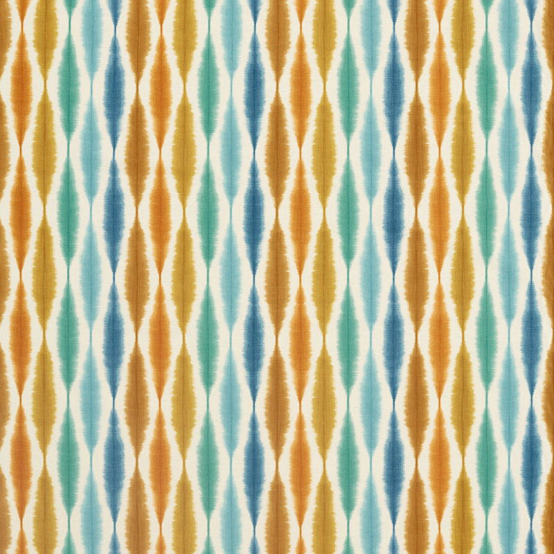 Usuko - Rust/Marine/Indigo By Scion Fabric