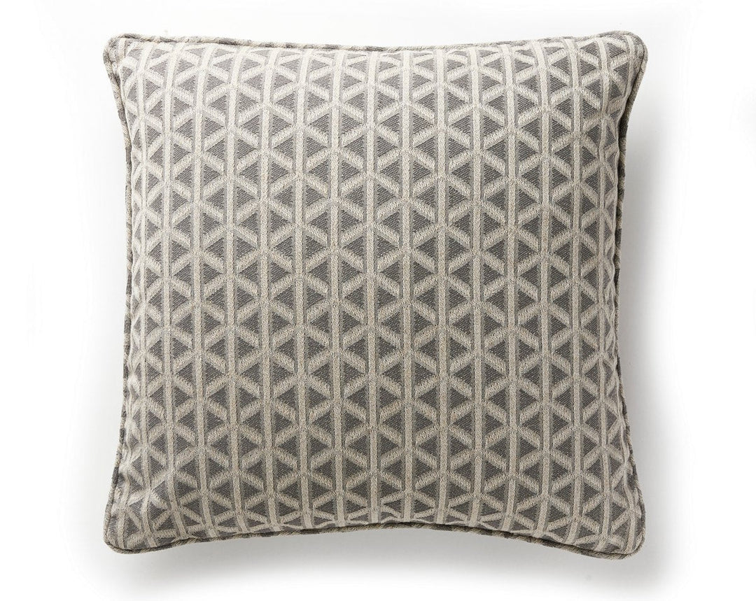 Cross Channel Pillow 22 X 22 - Newsprint NKCROSPILL0007 by Scalamandre Designer Pillow