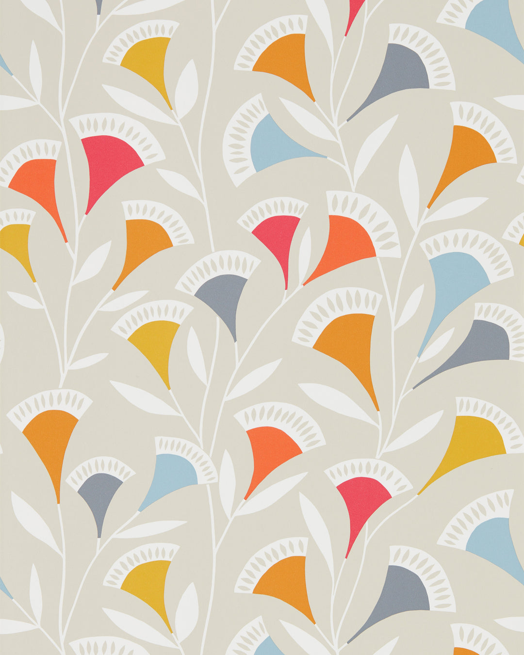 Watermelon/Tangerine/Slate By Scion Wallcovering