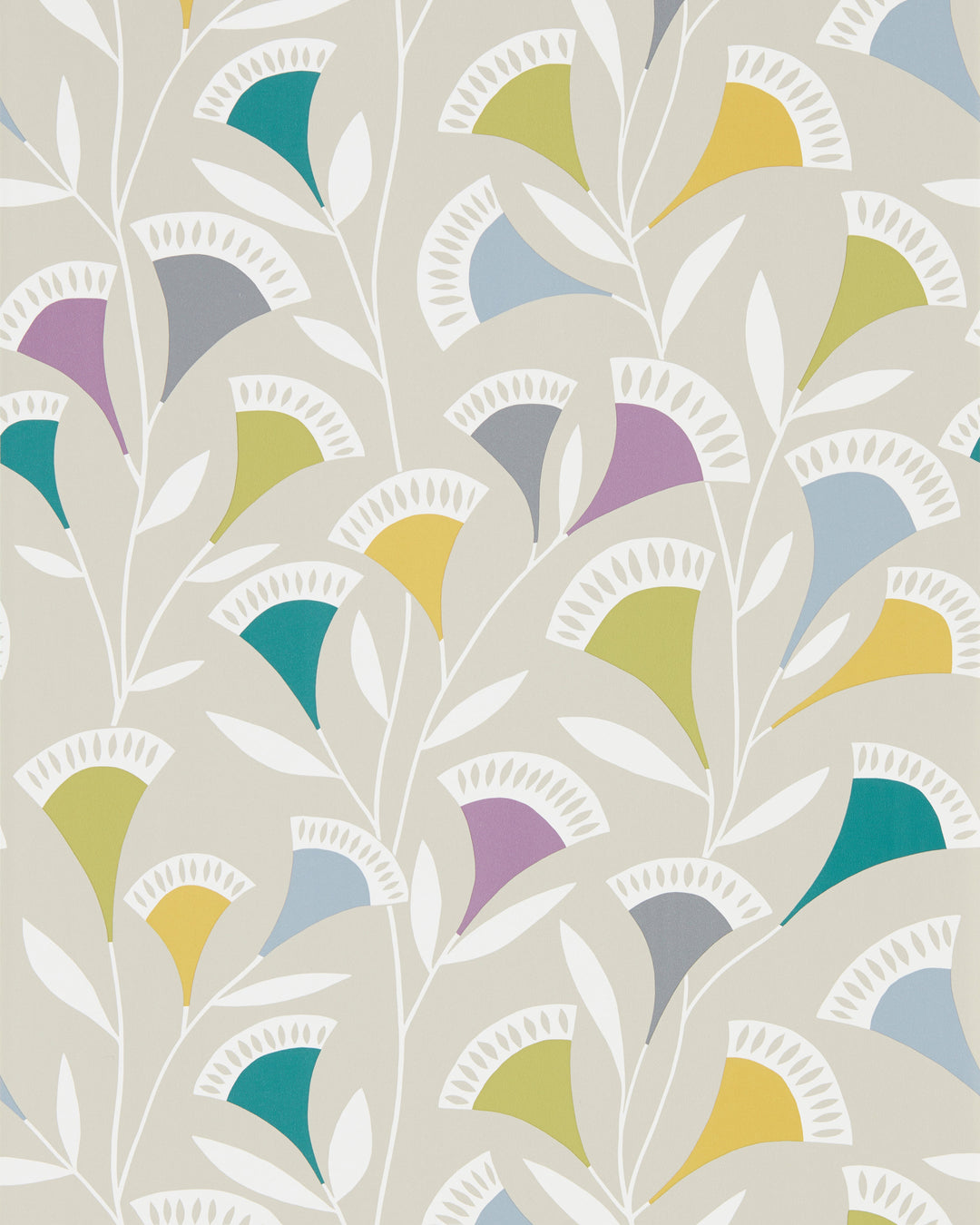 Foxglove/Graphite/Forest By Scion Wallcovering