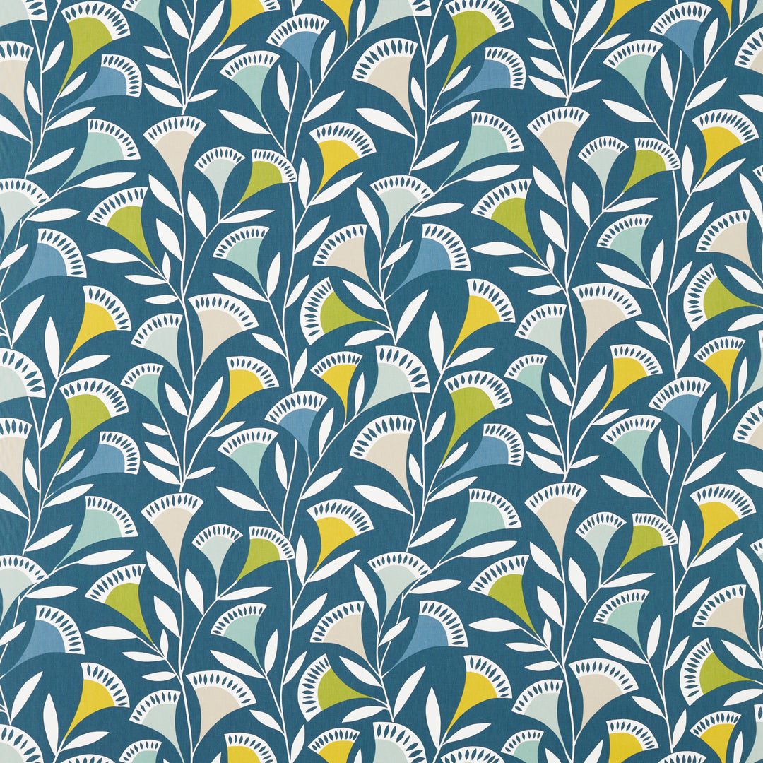 Noukku - Mist/Kiwi/Midnight By Scion Fabric