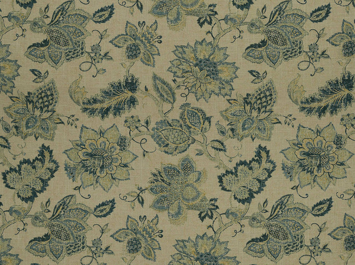 Noblesse Classic Navy Des 555 by Covington Designer Fabric our website for purchase 55% Linen/45% Viscose Korea 12000 Horizontal: 27" and Vertical: 24.75" 55" - Swanky Fabrics -