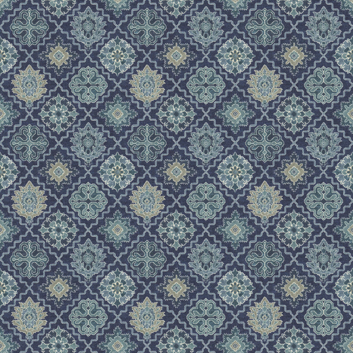 Nonchalant 1 Lake by Stout Fabric Stout Fabric Nonchalant 1 LakeFabric Rainbow Library Harbor/Ink 100%Cot Spain </p><p>Repeat: H: 9, V: 0 54 in - Fabric Carolina -