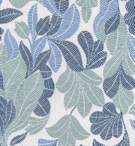 Nora Blue Lw by Norbar Designer Fabric ROMANCE 100% COTTON SPAIN 25 1/2"V 18"H 55" - Swanky Fabrics -