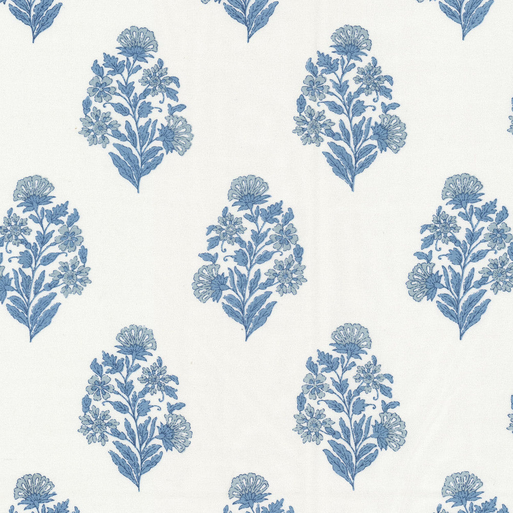 Norway 1 Dresden by Stout Fabric Stout Fabric Norway 1 DresdenFabric Rainbow Library Haze/Sky 100%Cot India </p><p>Repeat: H: 6.75, V: 7.875 59 in - Fabric Carolina -