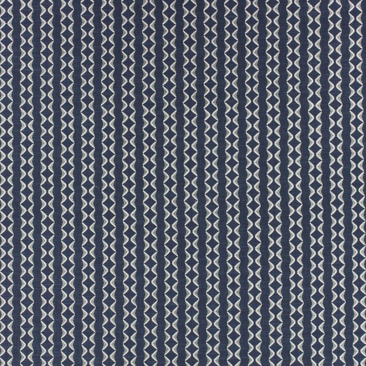 Notch Indigo by Richloom Fabric See sample 43%POLYESTER, 57%COTTON BASE (100% POLY EMB) USA or Imported N/A </p><p>Repeat: V1.5" x H2.5" 56" - Fabric Carolina -