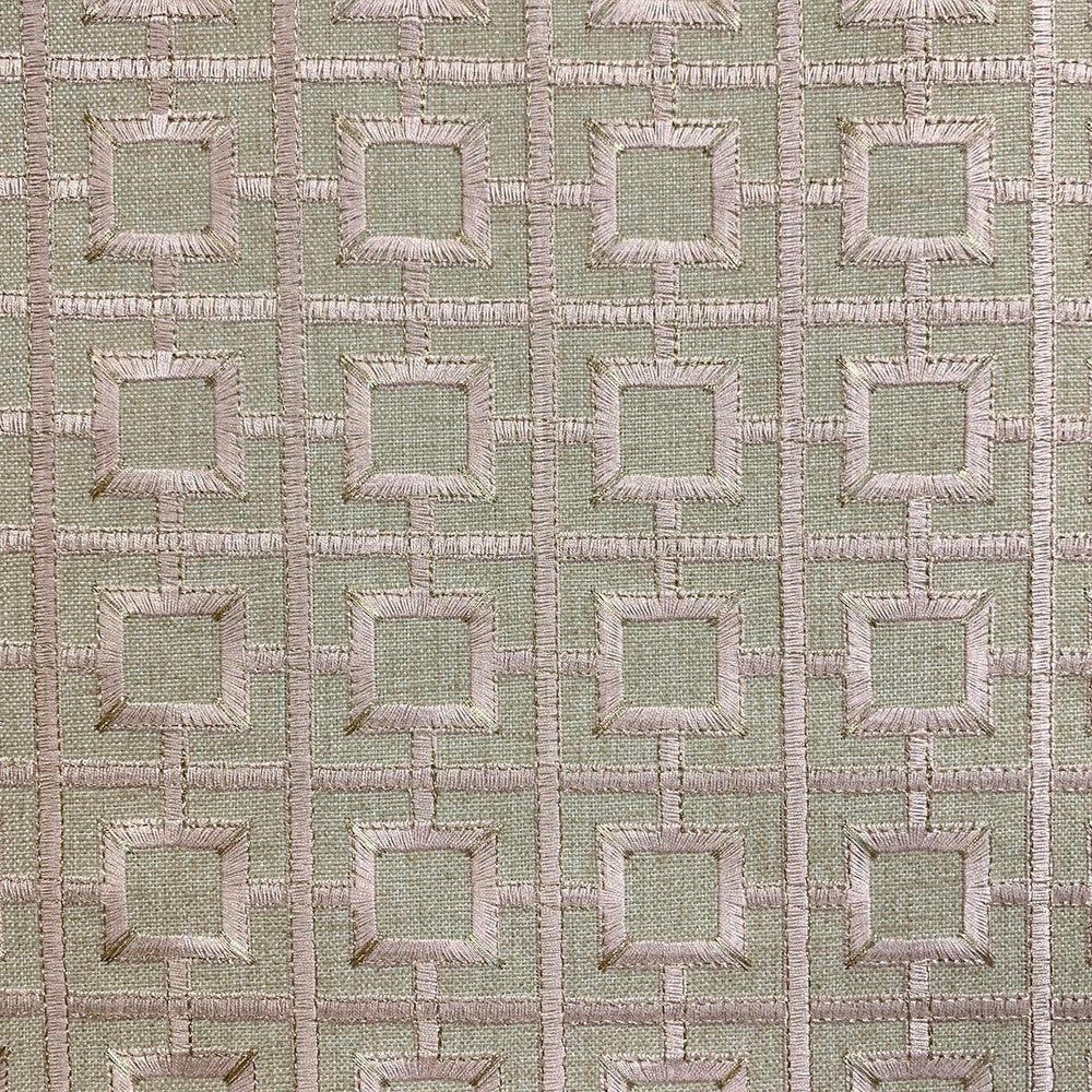 Notri Tea Rose by Magnolia Fabric - 70% Poly, 30% Lin, Emb 82% Vis, 18% Poly India 72500 Horizontal: 2.25 and Vertical: 2 52 - Fabric Carolina -
