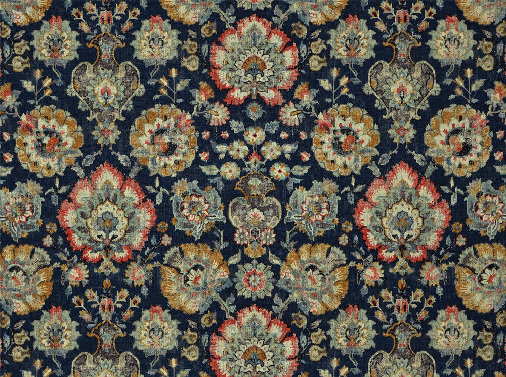 Nottingham Sapphire 54 by Covington Fabric our website for purchase 55%linen 45%viscose Korea 12000 Horizontal: 27" and Vertical: 27" 56" - Fabric Carolina -
