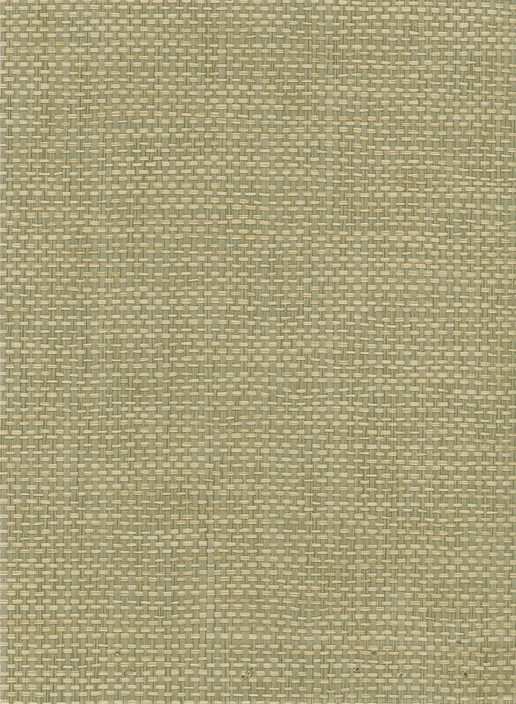 Paperweave Green, Tan by Seabrook Wallpaper Natural Resource China 72 0" 36" - Fabric Carolina -