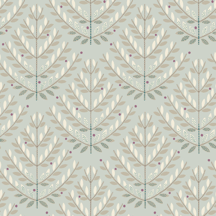 Beige Norrland Wallpaper by York Wallcoverings Norlander Covers about 56.4 square feet 20.5-in by 33-ft long roll Prepasted 20.5 - Fabric Carolina -