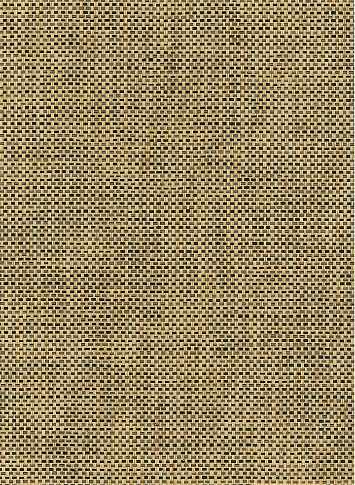 Paperweave Black, Tan by Seabrook Wallpaper Natural Resource China 72 0" 36" - Fabric Carolina -