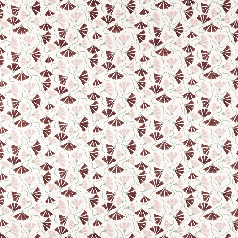 Fringed Poppy - Dusk Pink/Chestnut By Scion Fabric