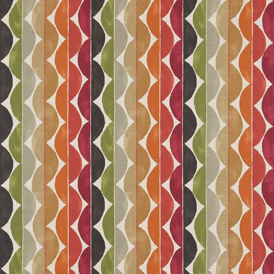 Yoki - Terracotta/Moss/Amber By Scion Fabric