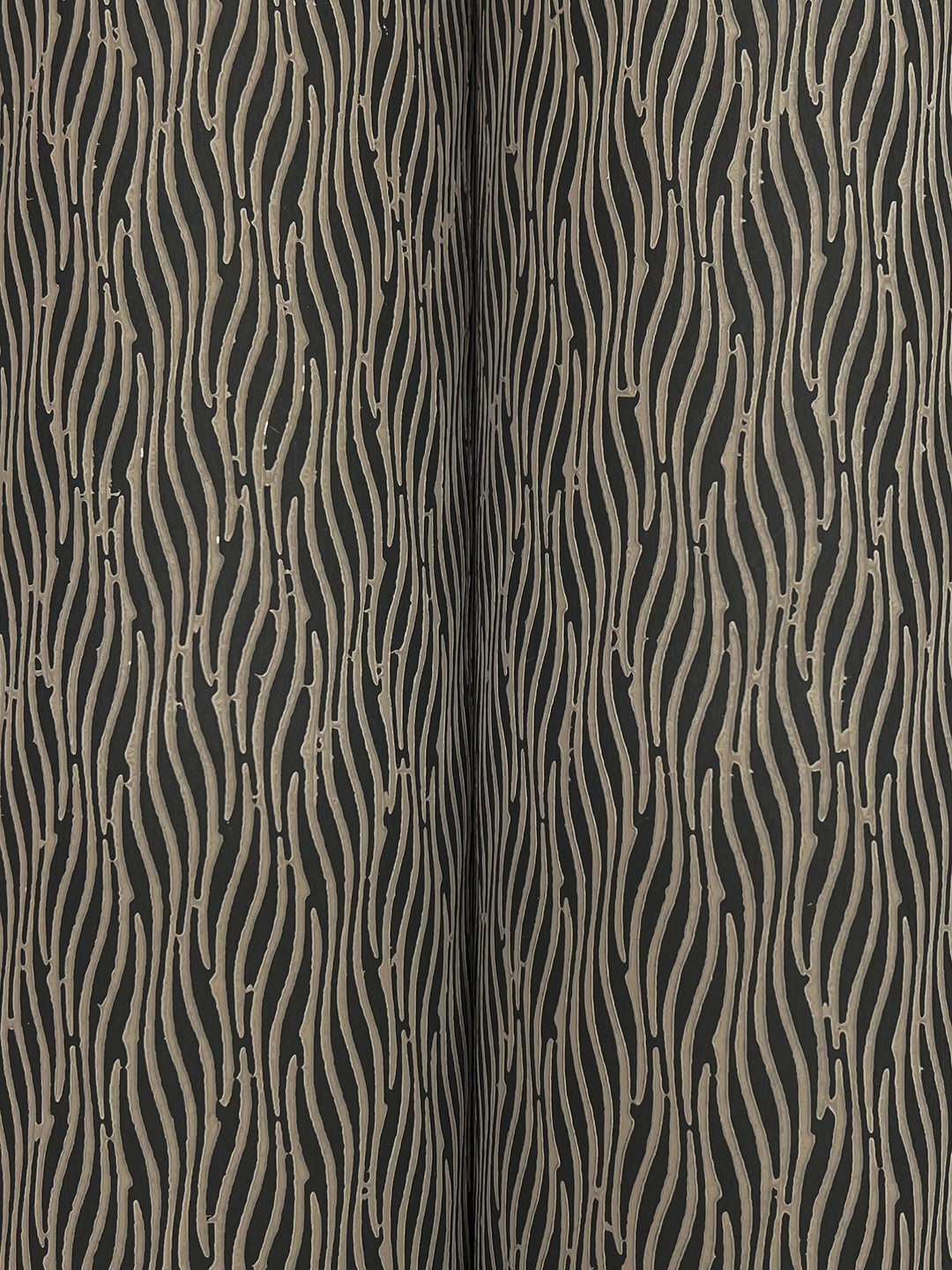Elevated Black Waves Wallpaper by Candice Olson Designer