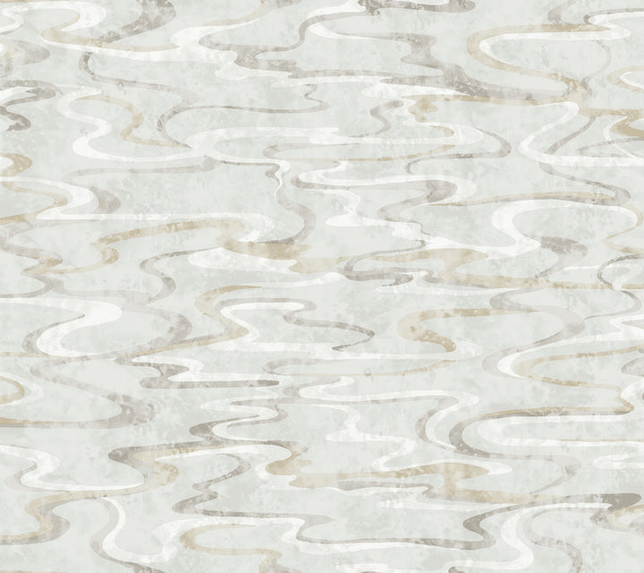 Dreamland Grey Wallpaper by Candice Olson Natural Discovery Covers about 60.8 square feet 27-in by 27-ft long roll Unpasted 24 - Fabric Carolina -