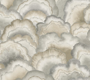 Abalone Smokey Fans Wallpaper by Candice Olson
