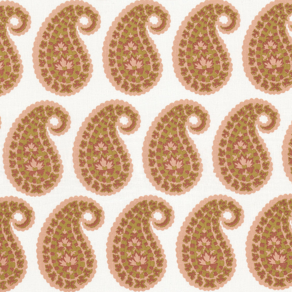 Nubia 2 Coral by Stout Fabric Stout Fabric Nubia 2 CoralFabric Rainbow Library Blossom/Sunset 65%Cot 35%Pol India </p><p>Repeat: H: 9, V: 0 54 in - Fabric Carolina -