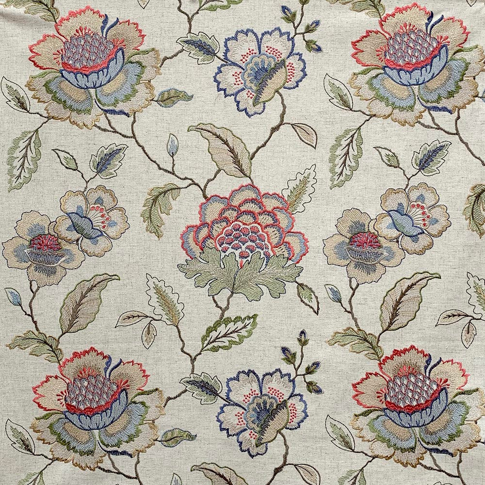 Nubina Garden by Magnolia Fabric - 55Poly/28Ctn/17Lin India 6000 Horizontal: 17 and Vertical: 18.25 54" - Fabric Carolina -
