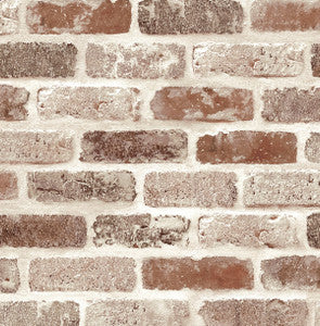 Washed Brick Adobe by Seabrook Wallpaper