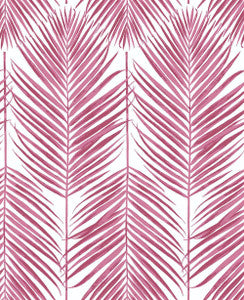 Paradise Palm Cerise Pink by Seabrook Wallpaper