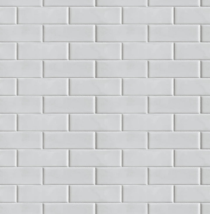 Subway Tile Ivory by Seabrook Wallpaper NextWall Peel & Stick United States 30.75 3.48" 20.5" - Fabric Carolina -