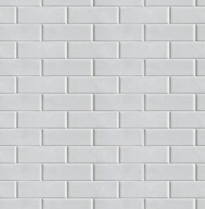 Subway Tile Ivory by Seabrook Wallpaper
