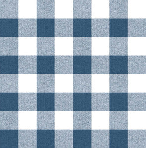 Picnic Plaid Navy & White by Seabrook Wallpaper