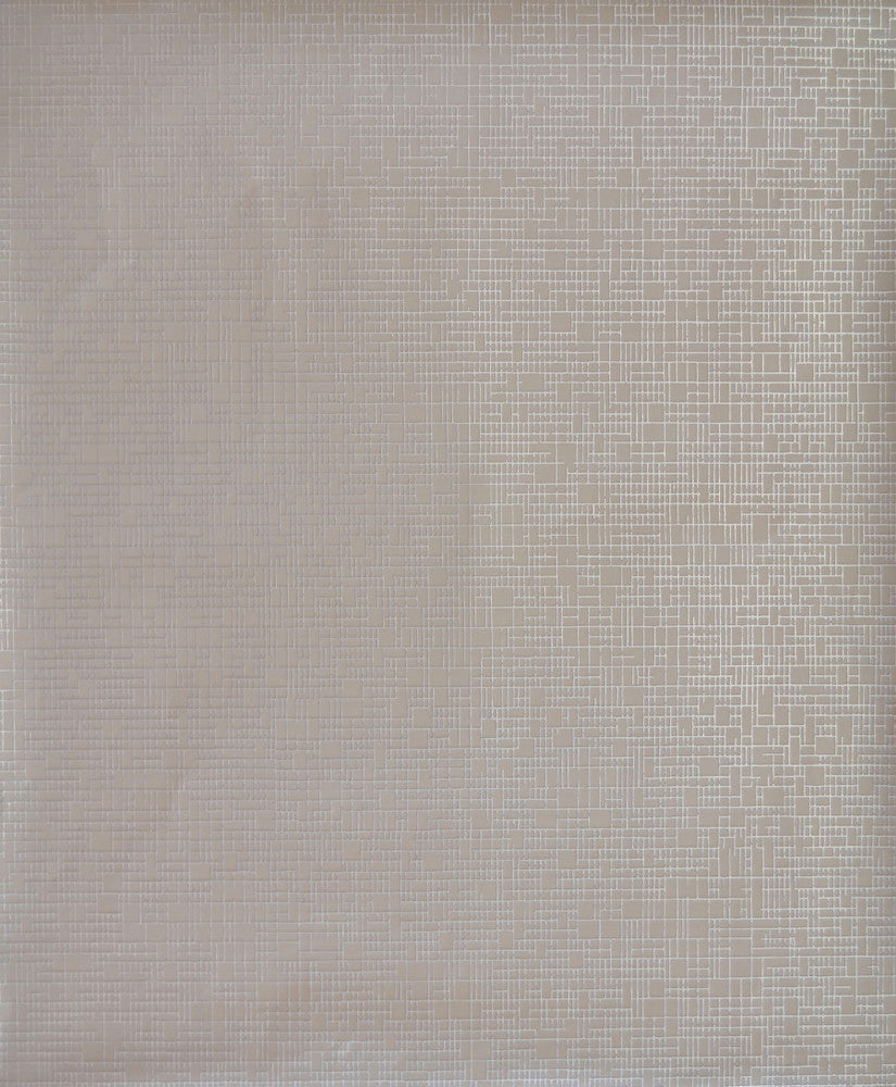 Interactive Silver Wallpaper by Antonina Vella Antonina Vella Modern Metals Covers about 56.9 square feet 20.8-in by 32.8-ft long roll Unpasted 25.2 - Fabric Carolina -