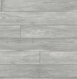 Teak Planks Gray by Seabrook Wallpaper
